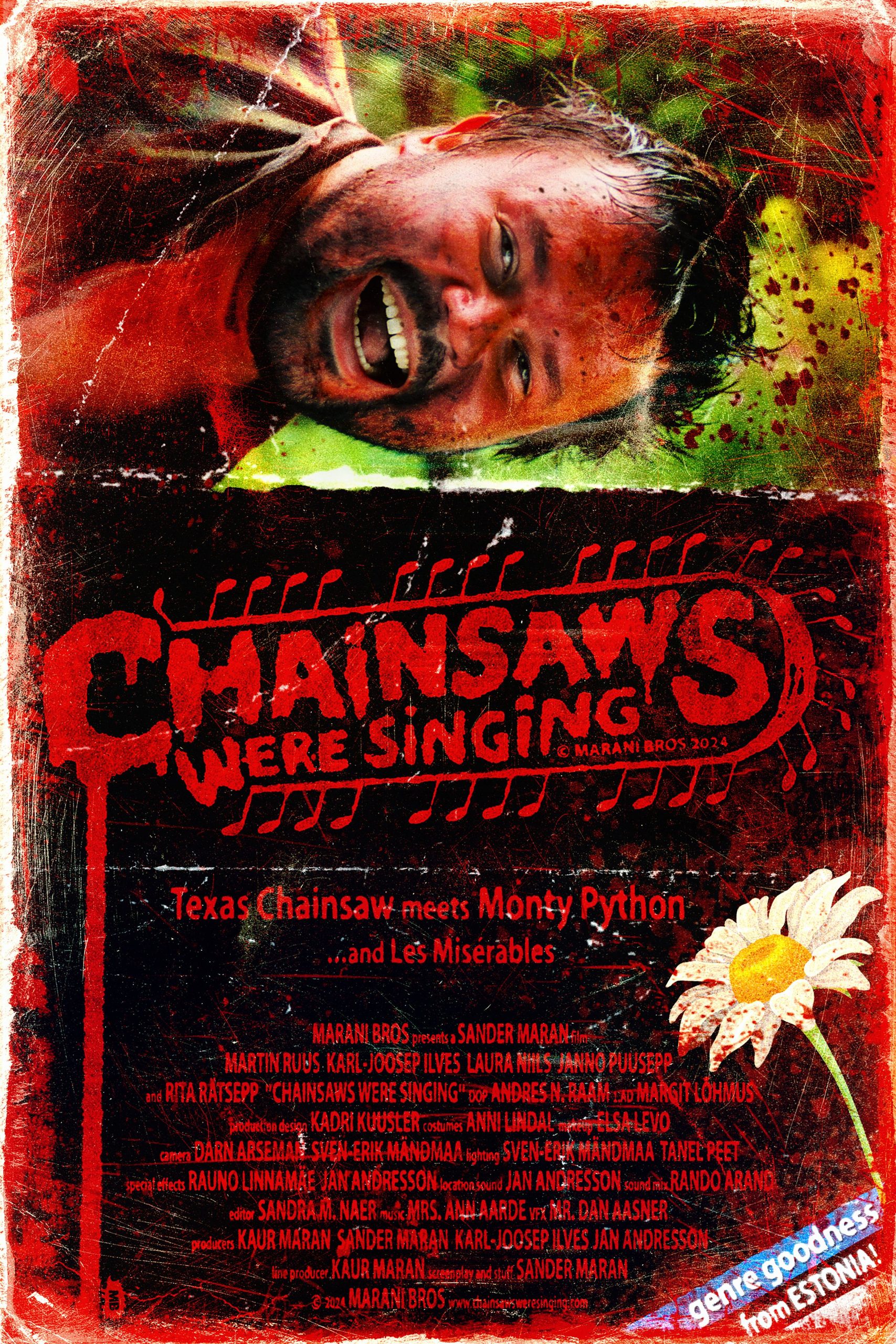 1. CHAINSAWS WERE SINGING_Dirty poster